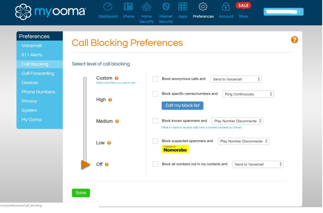 Setup Simring (OOMA) Jolly Roger Telephone