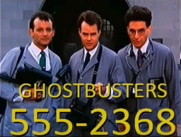 Ghostbusters Telephone Number